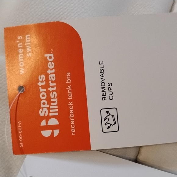 Sports Illustrated Women's Racerback Tank Black & Gold Bra, Size: S, NWT - Picture 5 of 11